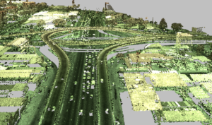 point cloud roundabout